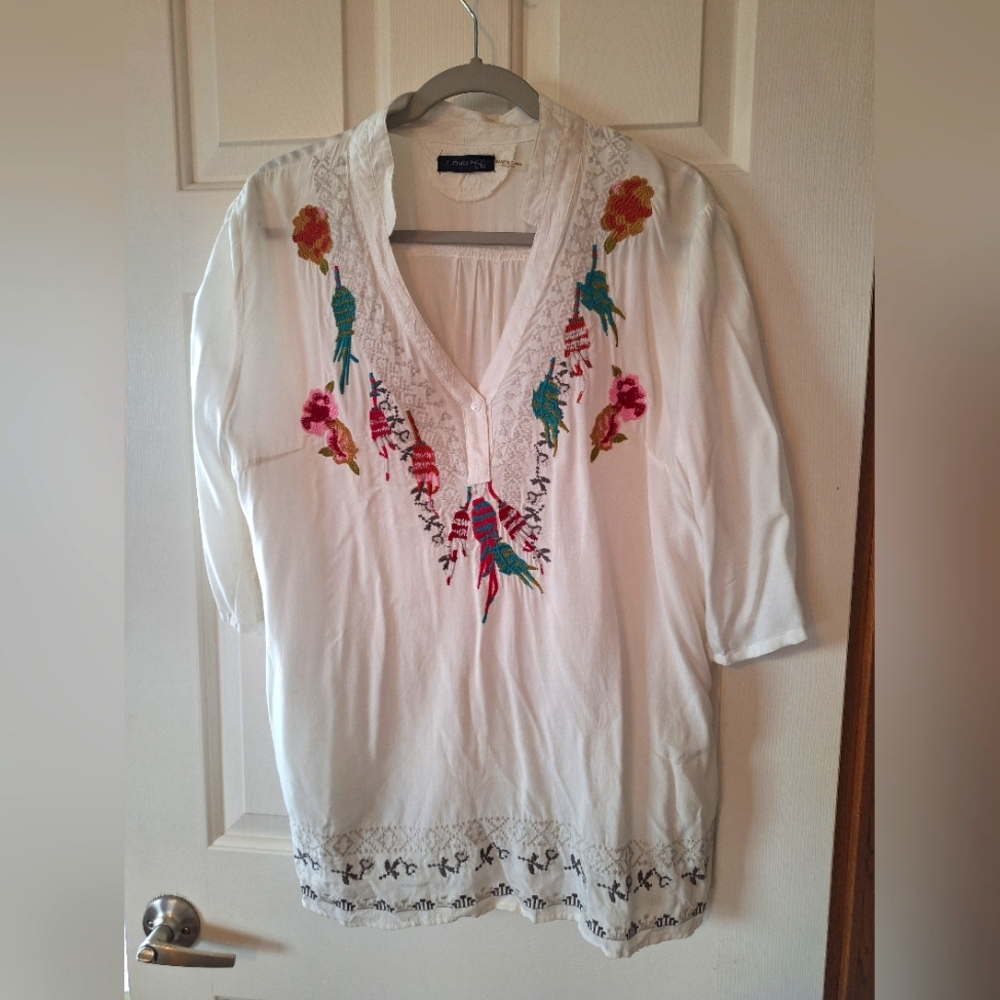 Mexican Embroidered Shirt